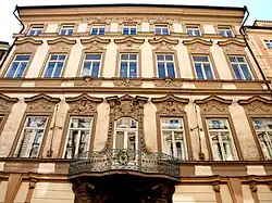 Palác Hrzánů z Harasova v ulici Celetná