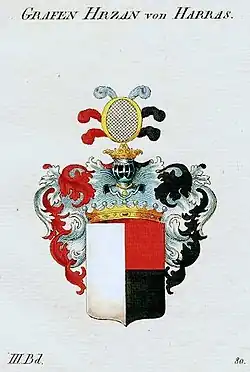 Erb Hrzánů z Harasova