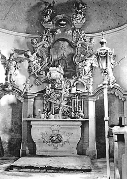 Nedatovaná fotografie oltáře