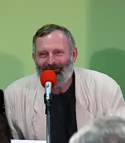 Mikuláš Huba na besedě STUŽ v roce 2008