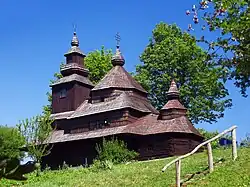 Lemkovský kostelík ve skanzenu v Humenném