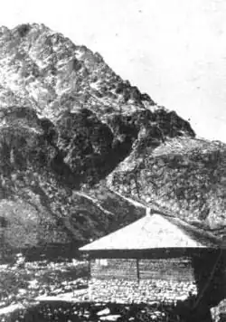 Pohled na chatu v roce 1913