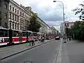 Tramvajová zastávka Viktoria Žižkov