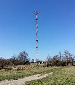 Vysílače v blízkosti Husovy kolonie