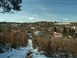 Pohled na Hvozdnici od jihu