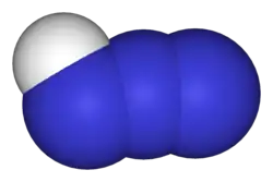 3D struktura azoimidu