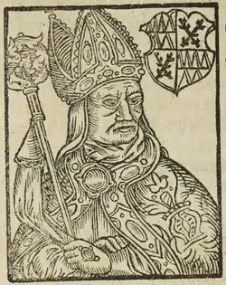 Hynek Žák z Dubé (B. Paprocký, Zrcadlo slavného Markrabství moravského, 1593)