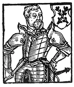 Fiktivní portrét Hynka Krušiny IV. z Lichtenburka od Bartoloměje Paprockého, Zrcadlo slavného Markrabství moravského