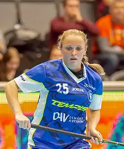 Ivana Šupáková hrající za 1. SC Vítkovice ve finále Poháru mistrů 2019