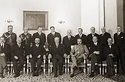 Vláda v den svého jmenování