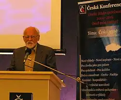 Vladimír Ondruš na konferenci v Poděbradech (2010)