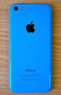 iPhone 5C v modré barvě