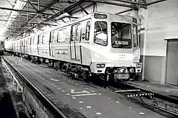 Souprava typu I v depu Krasnaja Presňa v Moskvě