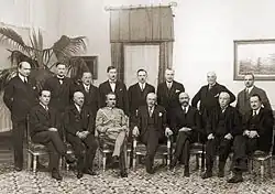 Vláda v den svého jmenování