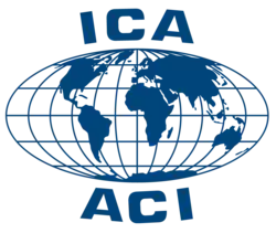 Logo Mezinárodní kartografické asociace