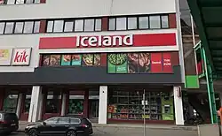 Supermarket Iceland v Praze