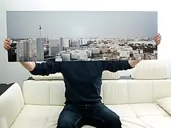 Panoramatická fotografie na dibondu