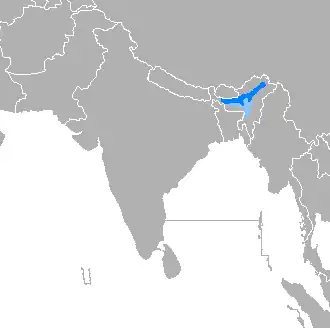 Mapa rozšíření jazyka