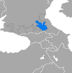 Mapa rozšíření jazyka