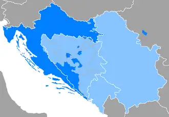 Mapa rozšíření jazyka