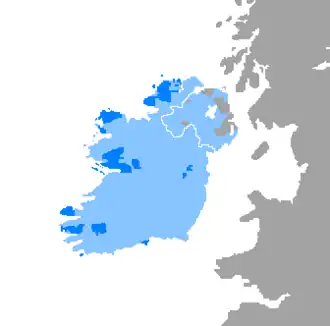 Mapa rozšíření jazyka