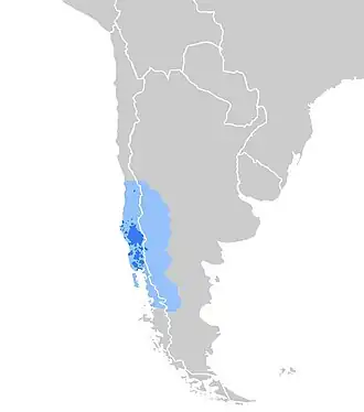 Mapa rozšíření jazyka