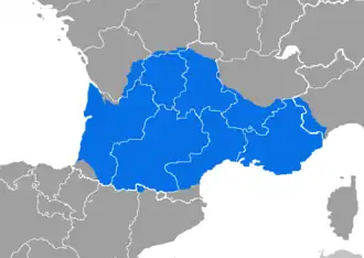 Mapa rozšíření jazyka