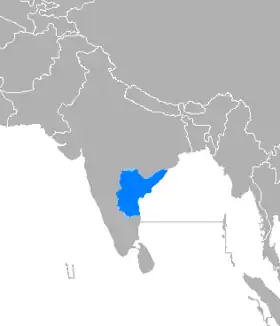 Mapa rozšíření jazyka