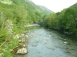 Idrijca u vesnice Otalež