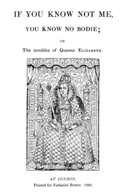 Jestliže mě neznáte, neznáte nikoho, titulní list (1606)