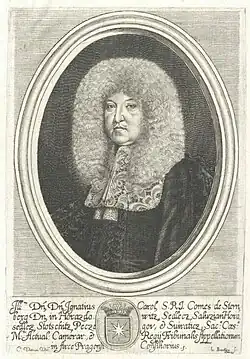 Ignác Karel ze Šternberka, rytina