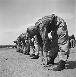 In het strafkamp te Vught, zijn 7000 Nederlandse collaborateurs en landverraders