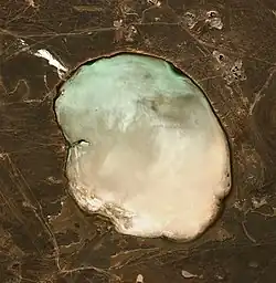 Jezero ze satelitu Sentinel 2 (2019)