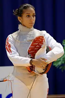 Inès Búbakríová na turnaji Světového poháru v Saint-Mauru, 2014