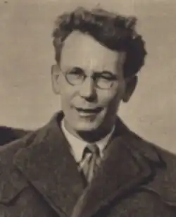 Ing. Jaroslav Šlechta v době konstrukce větroně Praha (foto Pestrý týden, 1932)