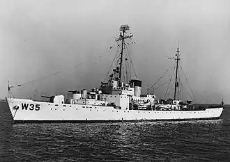 USCGC Ingham (WPG-35) roku 1953