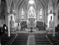 Interiér kostela Saint François de Sales Gatineau