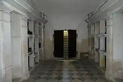 Východní část hrobky