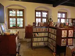 Interiér Městské knihovny Litovel v Domě soukenického cechu