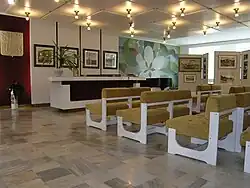 Interiér oddací síně v Halenkově