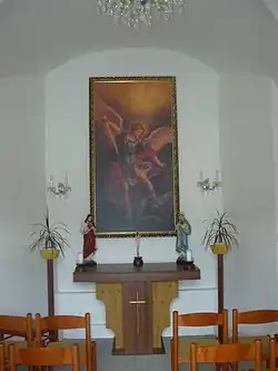 Interiér kaple sv. Michala