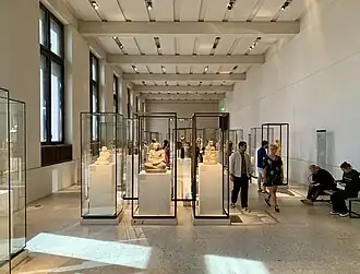 Pohled do sbírek Egyptského muzea