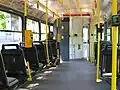 Posuvné dveře ze salónu vozidla do kabiny pro řidiče (tramvaj T3R.P)