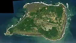 Satelitní snímek Iwodžimy (2016)