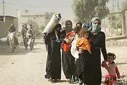 Mosul, Irák, listopad 2016