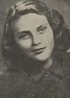 Iris Svěráková (1925–1942), dcera MUDr. Karla Svěráka, popravena