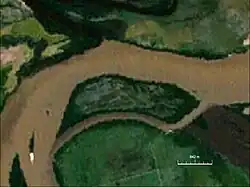 satelitní snímek ostrova