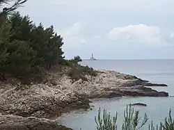 Pohled na ostrůvek Porer