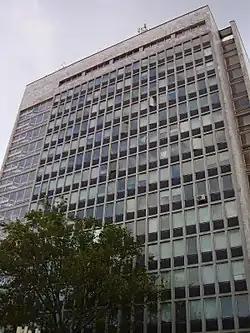 Pohled na Istropolis z Vajnorské ulice