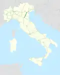 Italia - mappa autostrada A13